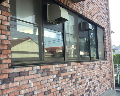 窓ガラスフィルム施工前