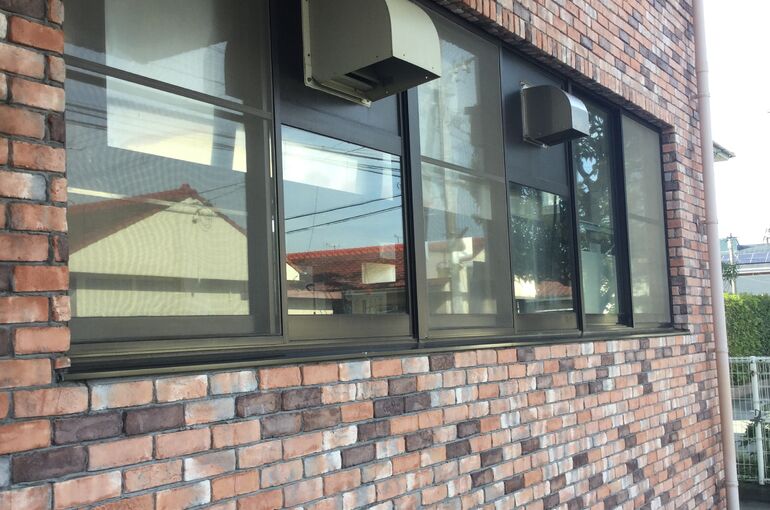 窓ガラスフィルム施工前