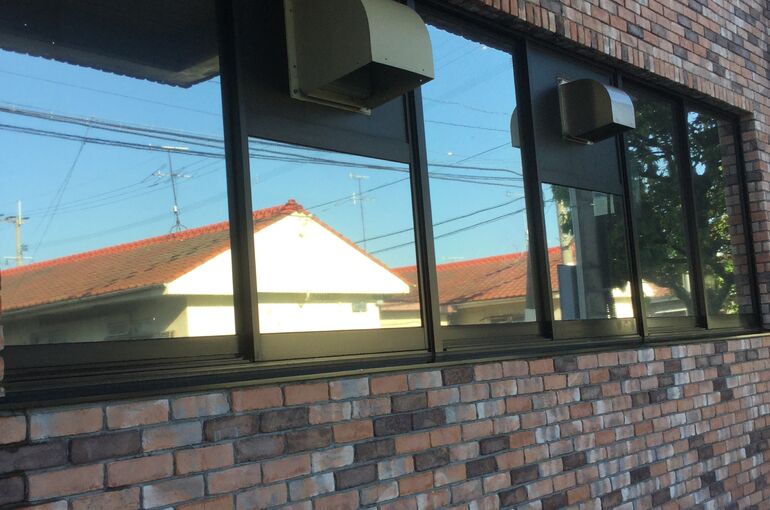 窓ガラスフィルム施工後