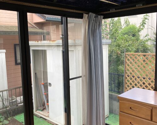 防犯フィルム施工