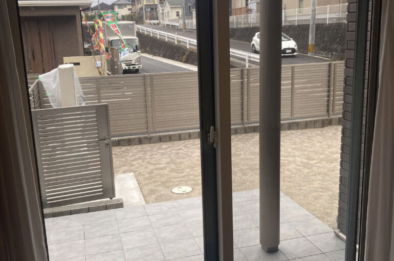 窓ガラスフィルム施工後
