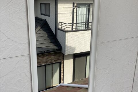 窓ガラスフィルム施工後